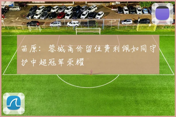 苗原：蓉城高价留住费利佩如同守护中超冠军荣耀