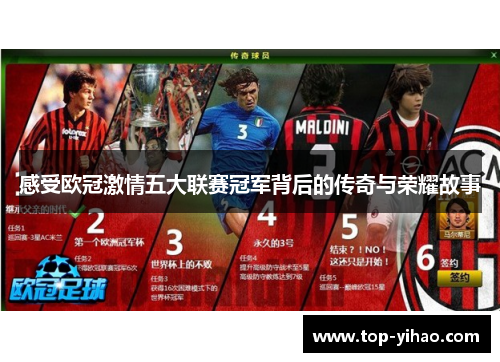 感受欧冠激情五大联赛冠军背后的传奇与荣耀故事